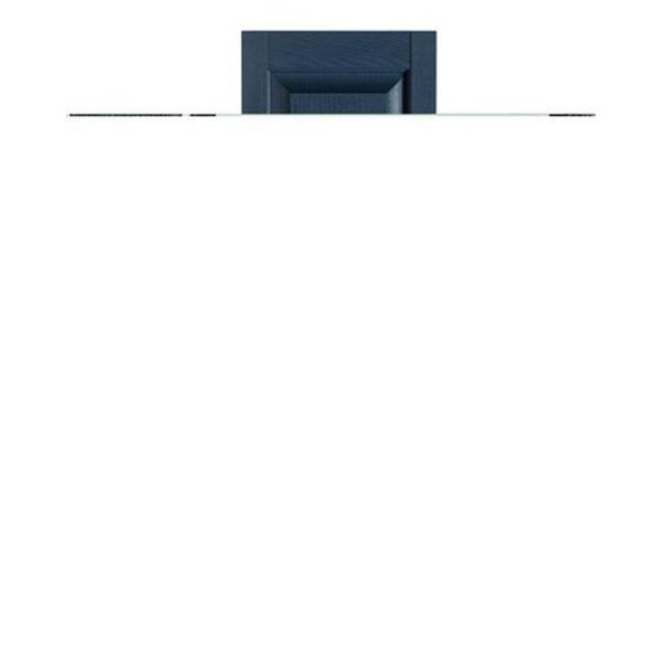 Mr Mxyzptlk Perfect Shutters IR521563004 Premier Raised Panel Exterior Decorative Shutters; Bedford Blue - 15 x 63 in. IR521563004